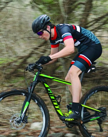 Biker races across state for competitions