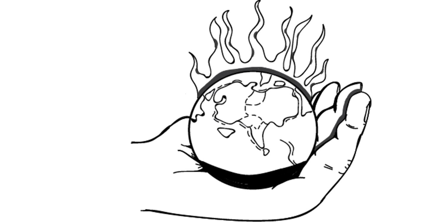 climate change clipart black and white school