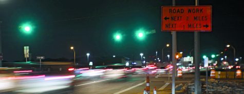 A COMMUTE INTERRUPTED: At the intersection of MoPac and Slaughter lane, drivers navigate the increasing level of road work. The project will increase safety.  