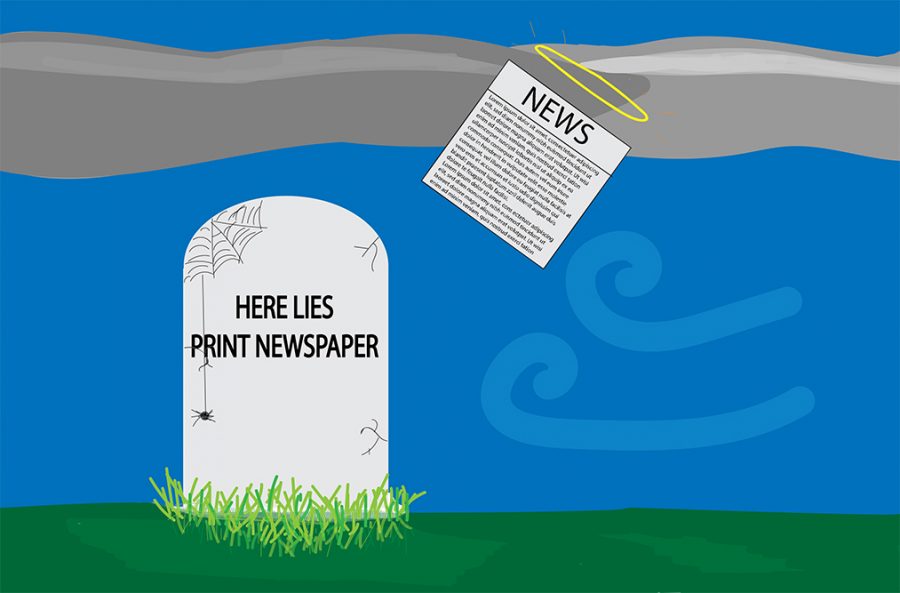  Fresh newspapers, coming straight off the printing press, no longer have the same appeal as the easy access of the Internet.