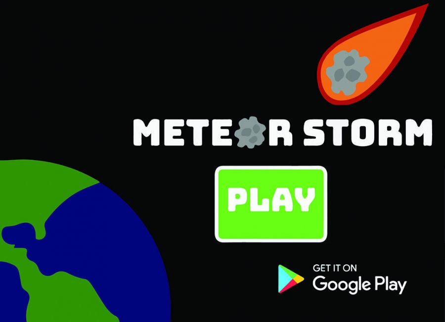 The app, Meteor Storm, is now available on Google Play for downloading. 