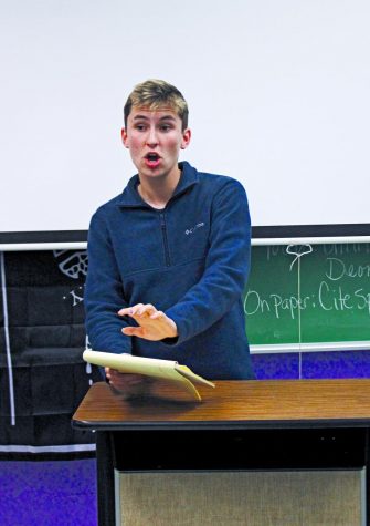 Junior debater dominates opponents