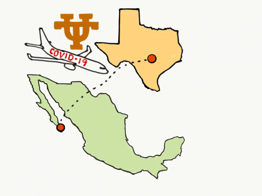 During spring break  hundreds of University of Texas (UT) at Austin students traveled to Cabo San Lucas, Mexico. When the 211 university students returned, 49 had tested positive for the novel COVID-19, coronavirus. 