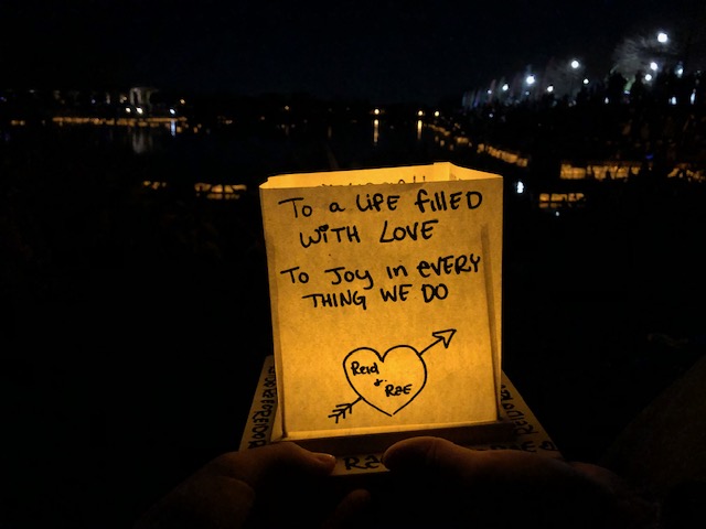 With+the+sun+setting+over+the+horizon%2C+junior+Rae+Gray+and+her+boyfriend+headed+to+the+Water+Lantern+Festival+at+Mueller+Lake+Park+for+their+anniversary.+They+started+out+the+evening+by+going+to+get+their+lantern+kits+and+their+couples+package+that+came+with+two+lanterns%2C+two+markers+in+different+colors+for+decorating+the+lanterns%2C+and+two+commemorative+bags+and+a+scavenger+hunt.