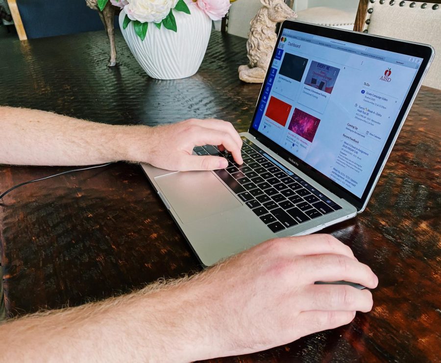 High school students across the nation have had to adjust to a new form of remote learning, online school, as school facilities have been closed to ensure social distancing. In order to increase participation in remote learning, Austin Independent School District has supplied students with Chromebooks and WiFi busses.