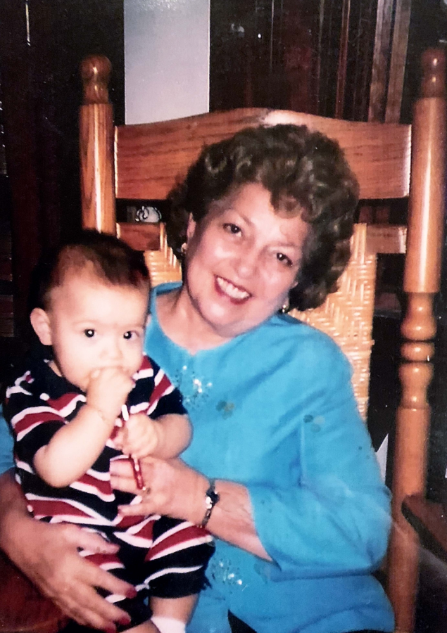 THROWBACK: Current junior Nic Lee poses with his grandmother, Emma Serrato Barrientos. In 2011, the downtown Austin Mexican American Cultural Center (MACC) was named after Barrientos for her efforts as a cultural activist and Texas state representative.