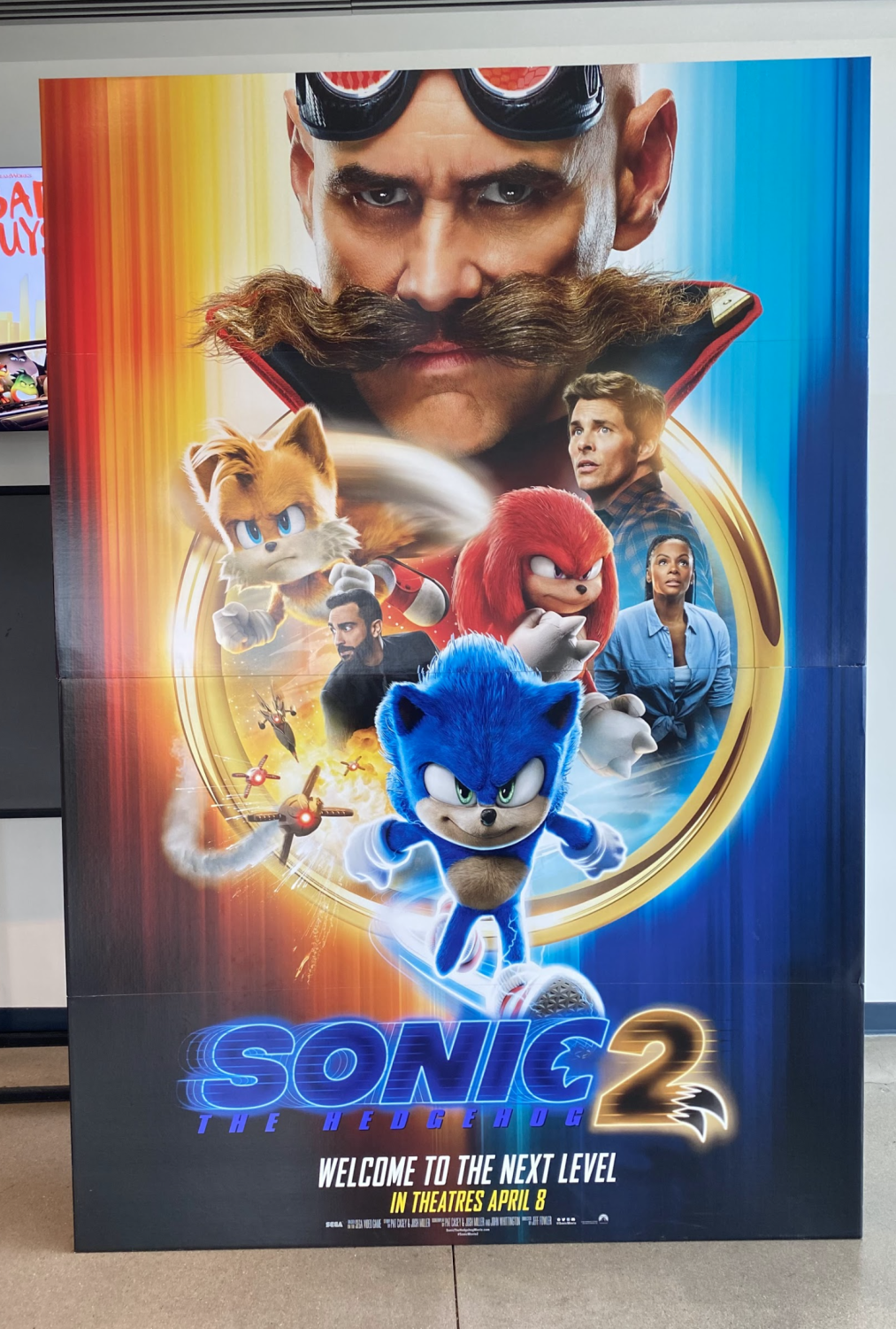 Watching 'Sonic the Hedgehog 2' in a Movie Theater Near Me (2022