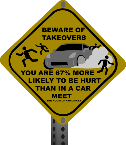 As fun as car meets can be, takeovers are incredibly dangerous and should be avoided.