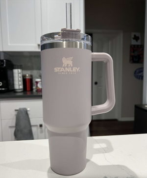 The Stanley water bottle comes in many different shapes, sizes, and colors. Their smallest size is 10 oz then their largest is 64 oz.