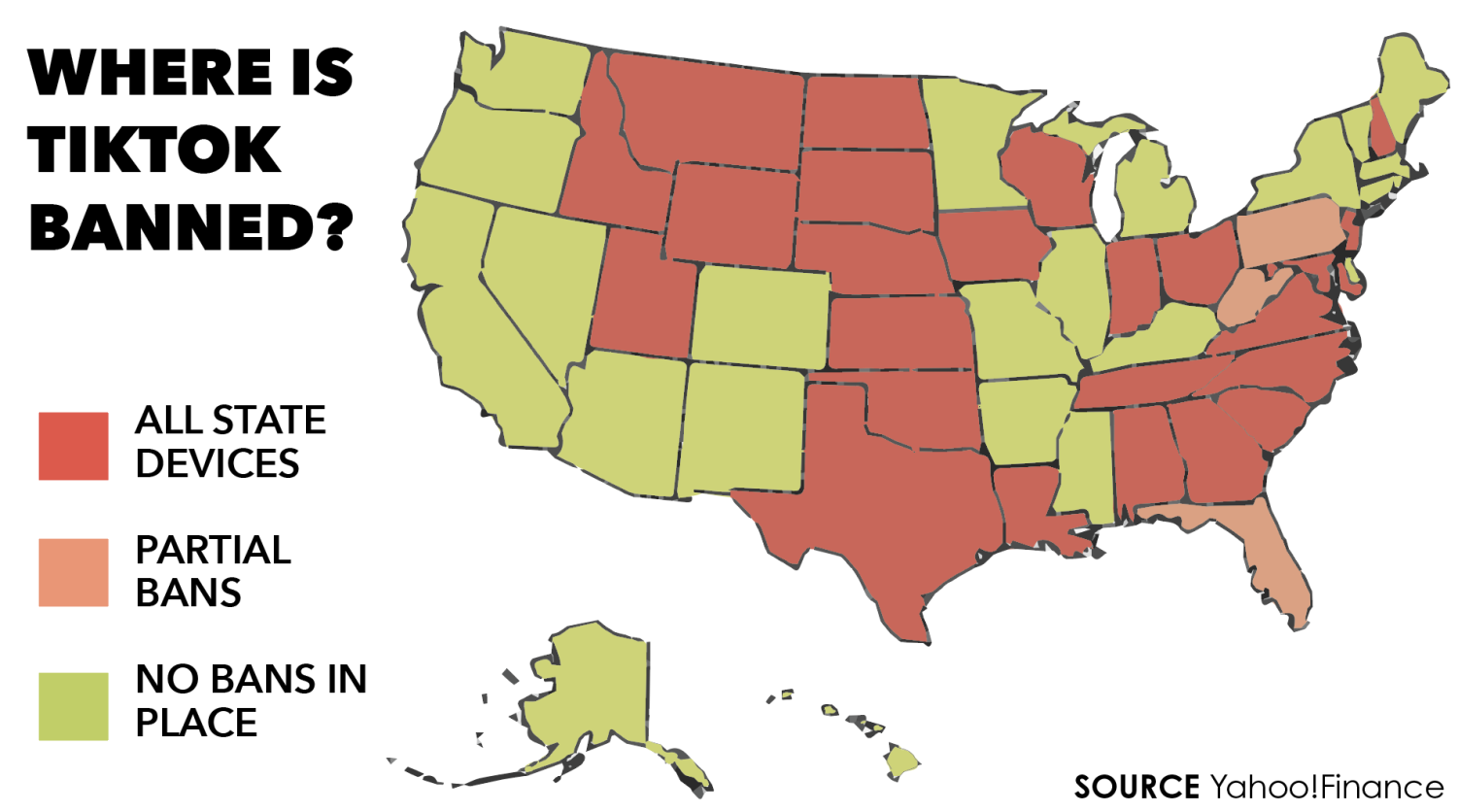 Updated: Where Is TikTok Banned? Tracking State by State