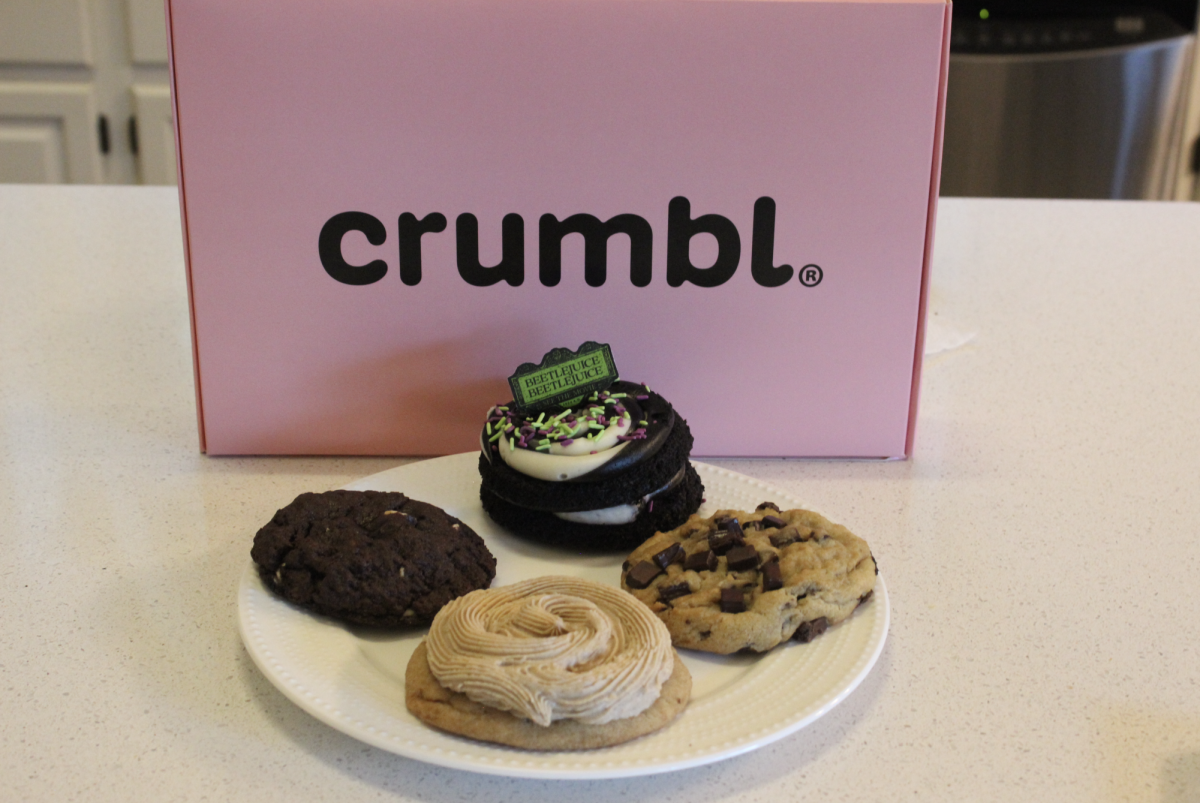 TAKE A BITE: The Crumbl Cookie lineup from September 2-7, 2004 included Churro, Triple Chocolate Chip, The Afterlife cake, and Semi-Sweet Chocolate chunk. New flavors were introduced, with The Afterlife cake taking inspiration from the newly released movie Beetlejuice Beetlejuice.