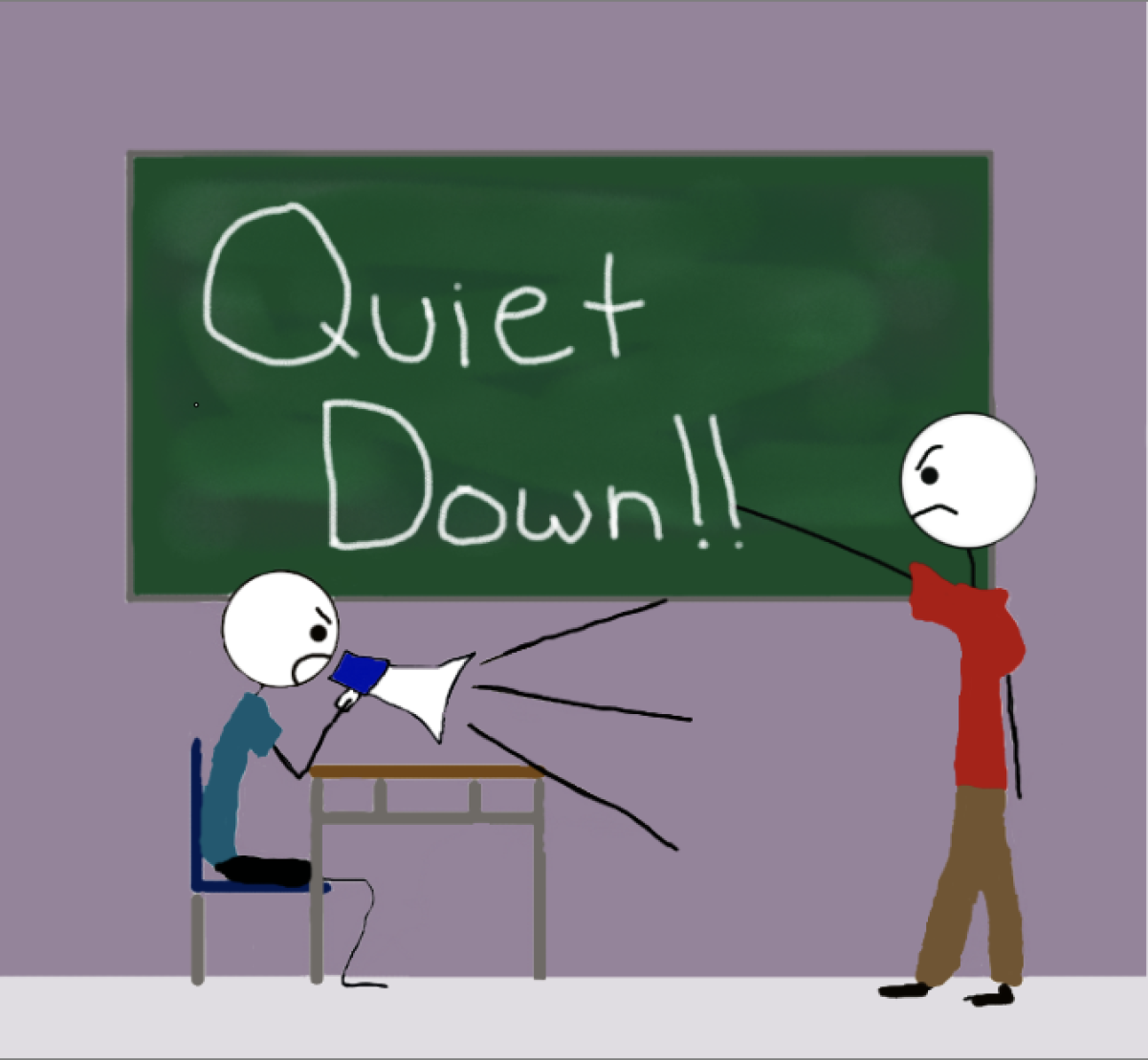 Noisy classrooms disturb the learning of students