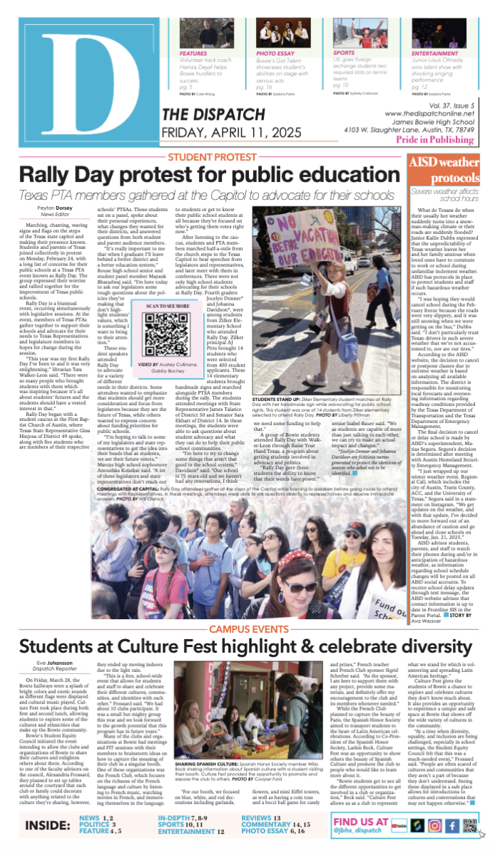 The Dispatch, Vol 37, Issue #5 4/11/25