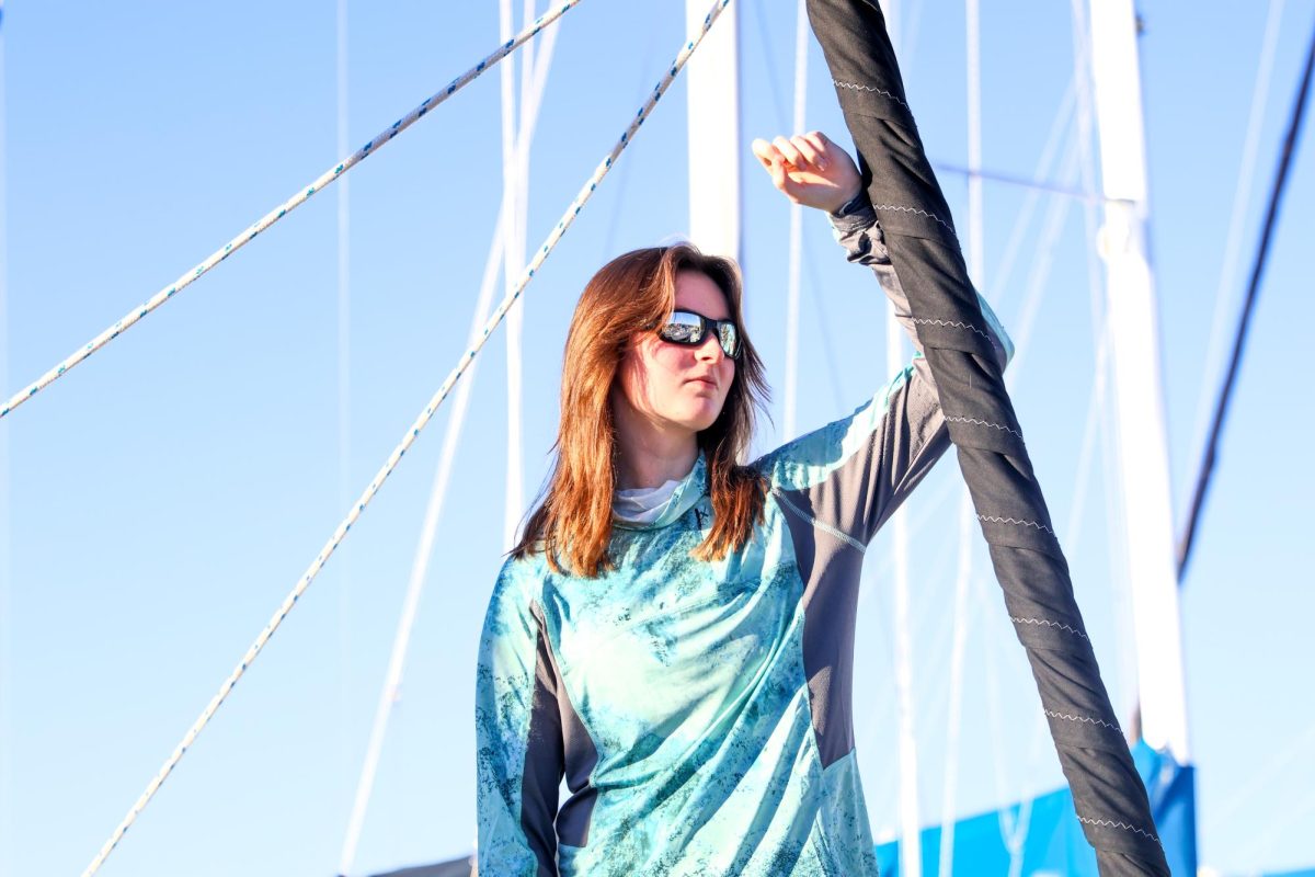 Sailor Haley sets off into open waters