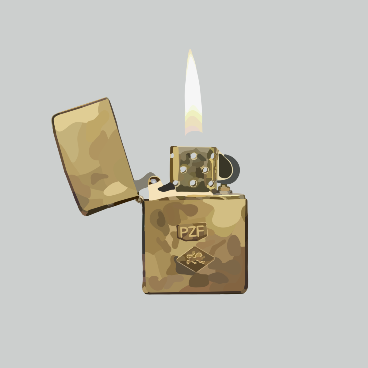 MUMFORD & SONS: An illustration of Mumford & Sons newest album, Prizefighter.